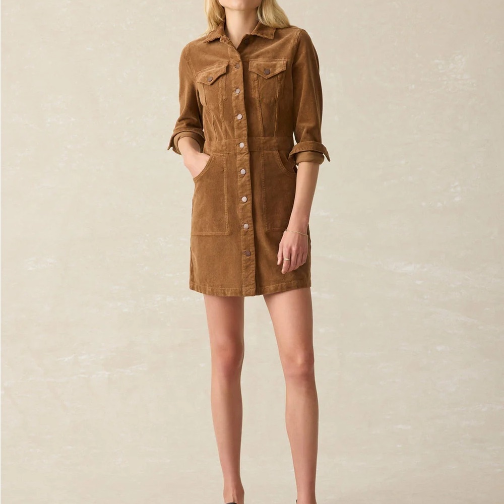 Faherty Softstretch Cord Michelle Dress